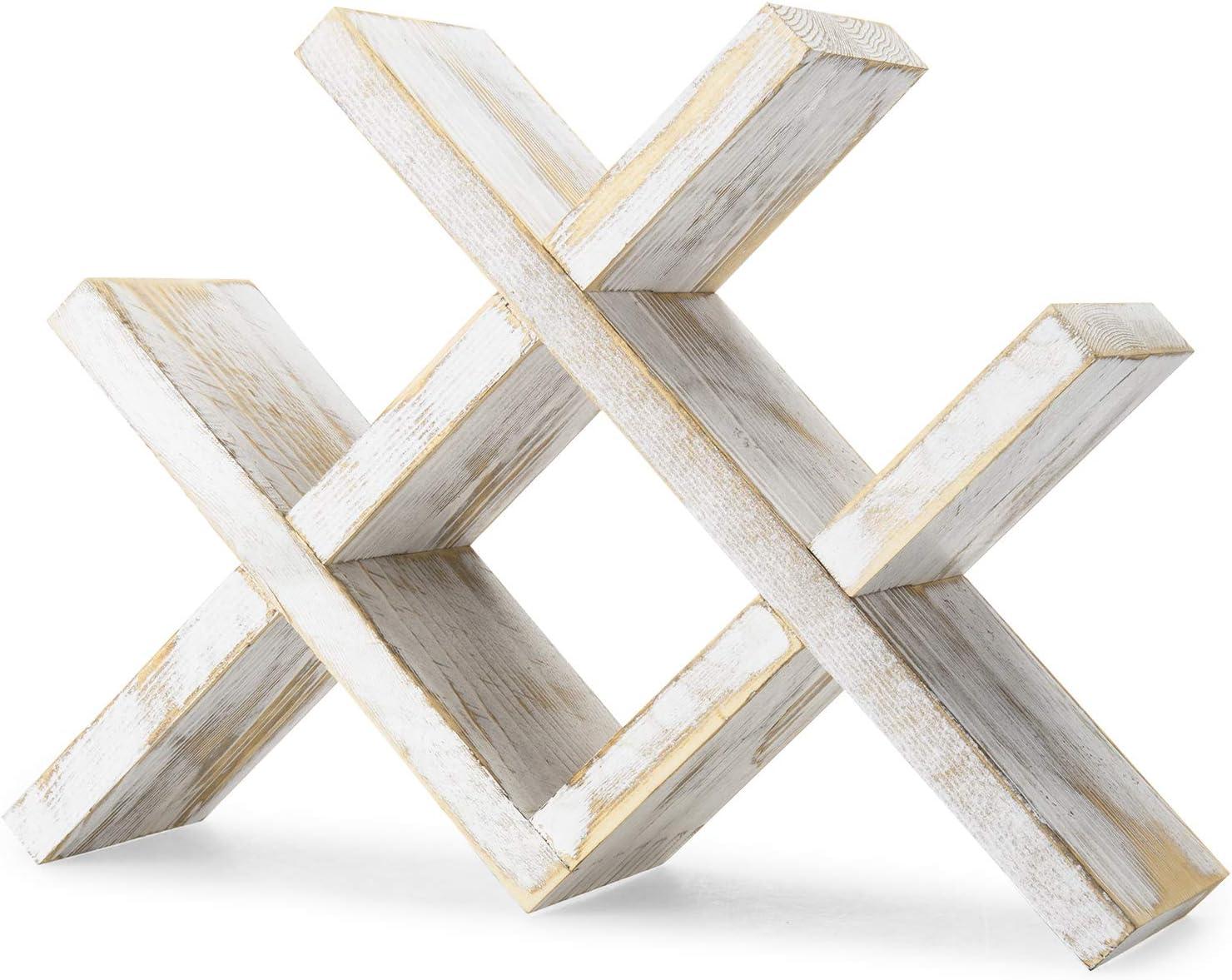 imageMyGif Brass Wine Rack for 9 Bottles Modern Metal Tabletop Holder Horizontal Storage for Kitchen Bar ampamp Dining Room Rustic Industrial Decor with Gold FinishWhitewashed