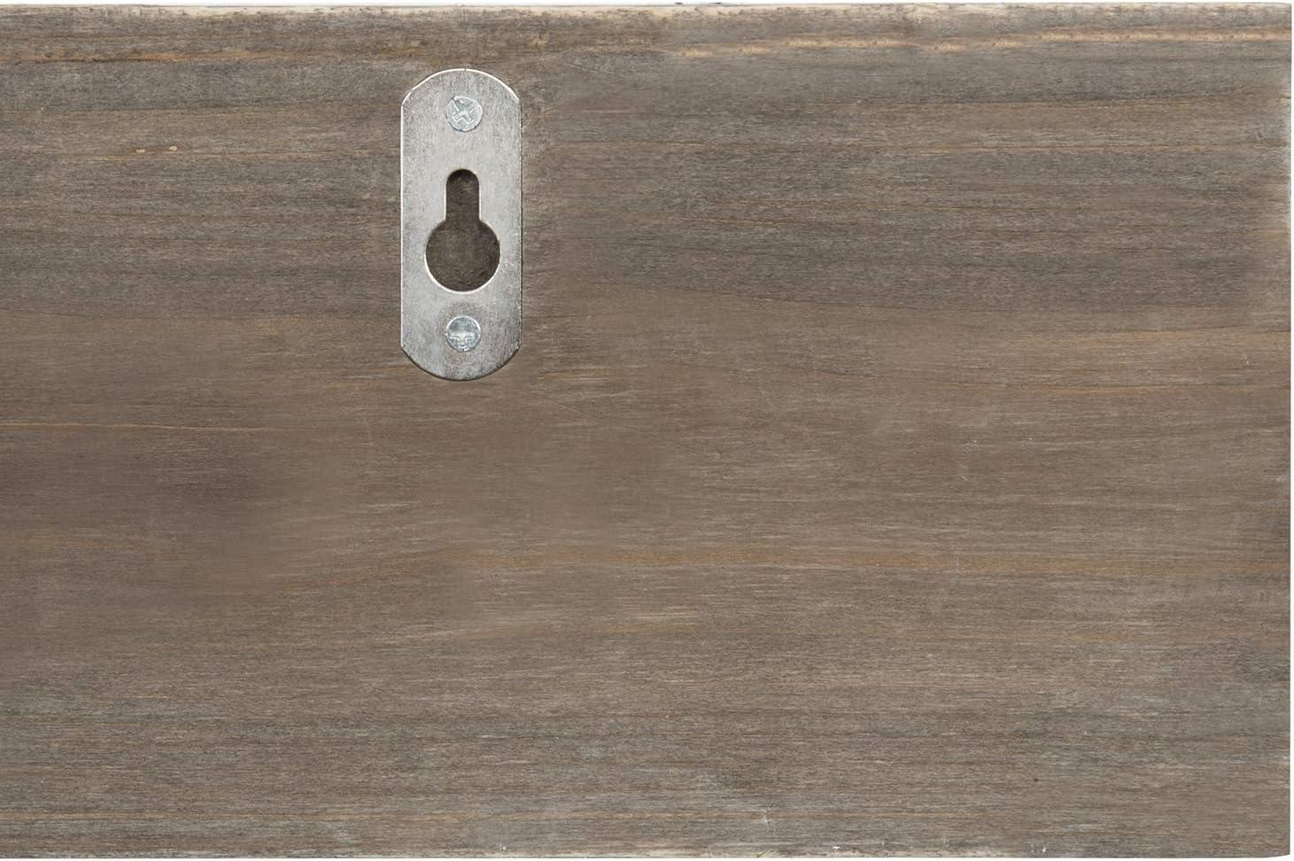 imageMyGift 20 Inch Towel Bar Premium Wall Mounted Bath Towel Hanger Rail Ultra Modern Minimalist Hotel Series Floating Bar for Hanging Bathroom Towels Black MetalBrown