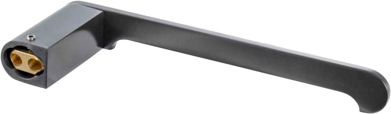 imageMyGift 79 Inch Gunmetal Hand Towel Holder Rack Wall Mounted Premium Hotel Series Dark Gray Metal Hook for Hanging Hand Drying Towels Bathroom Hand Towel RingBlack