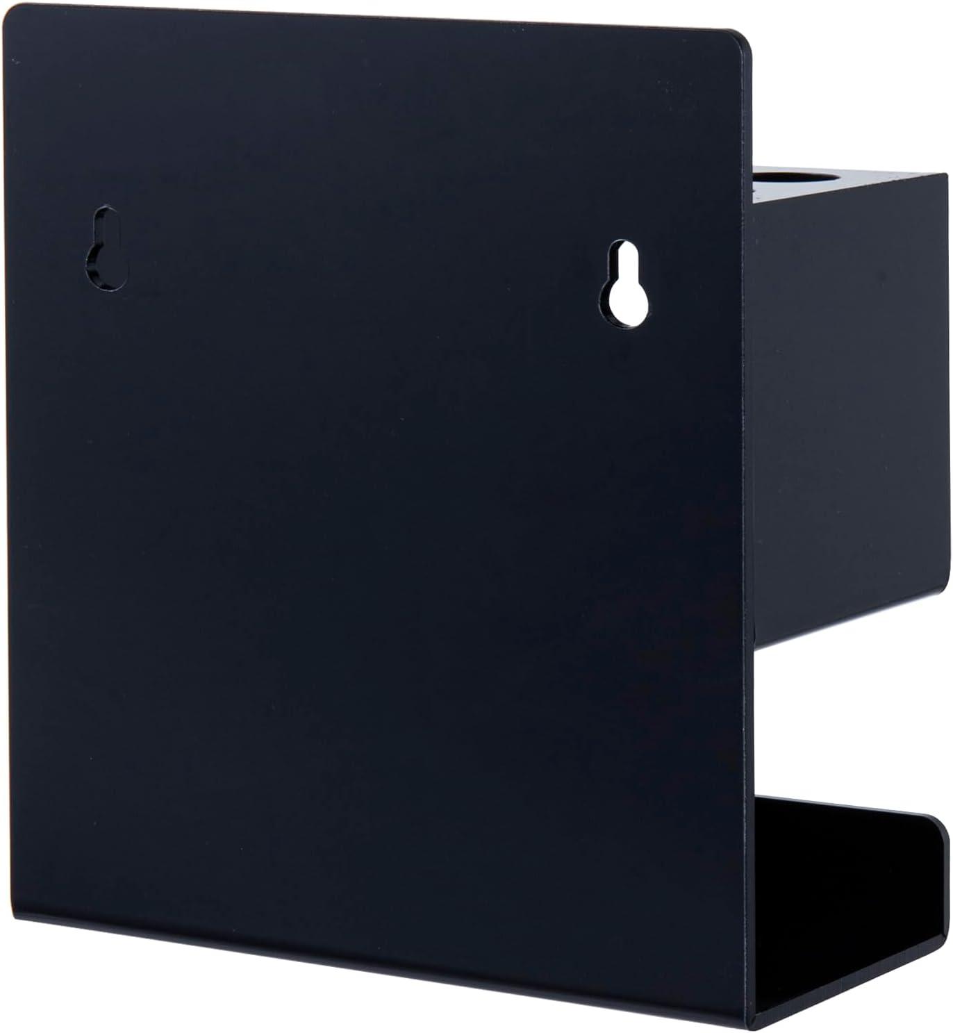 imageMyGift Dry Erase Marker Holder 10 Slots Whiteboard Marker Holder for Wall Dry Erase Eraser Holder Wall Mount BlackBlack