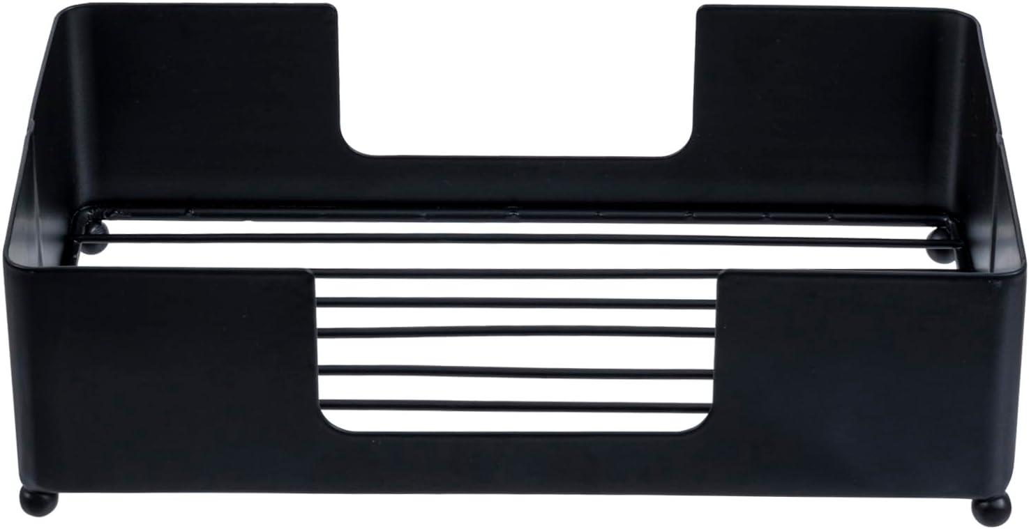 imageMyGift Gold Paper Towel Holder Toilet Paper Towel Dispenser for Bathroom C fold Paper Towel Holder Countertop for Commercial ampamp Home Use Modern Brass Finish MetalBlackBig