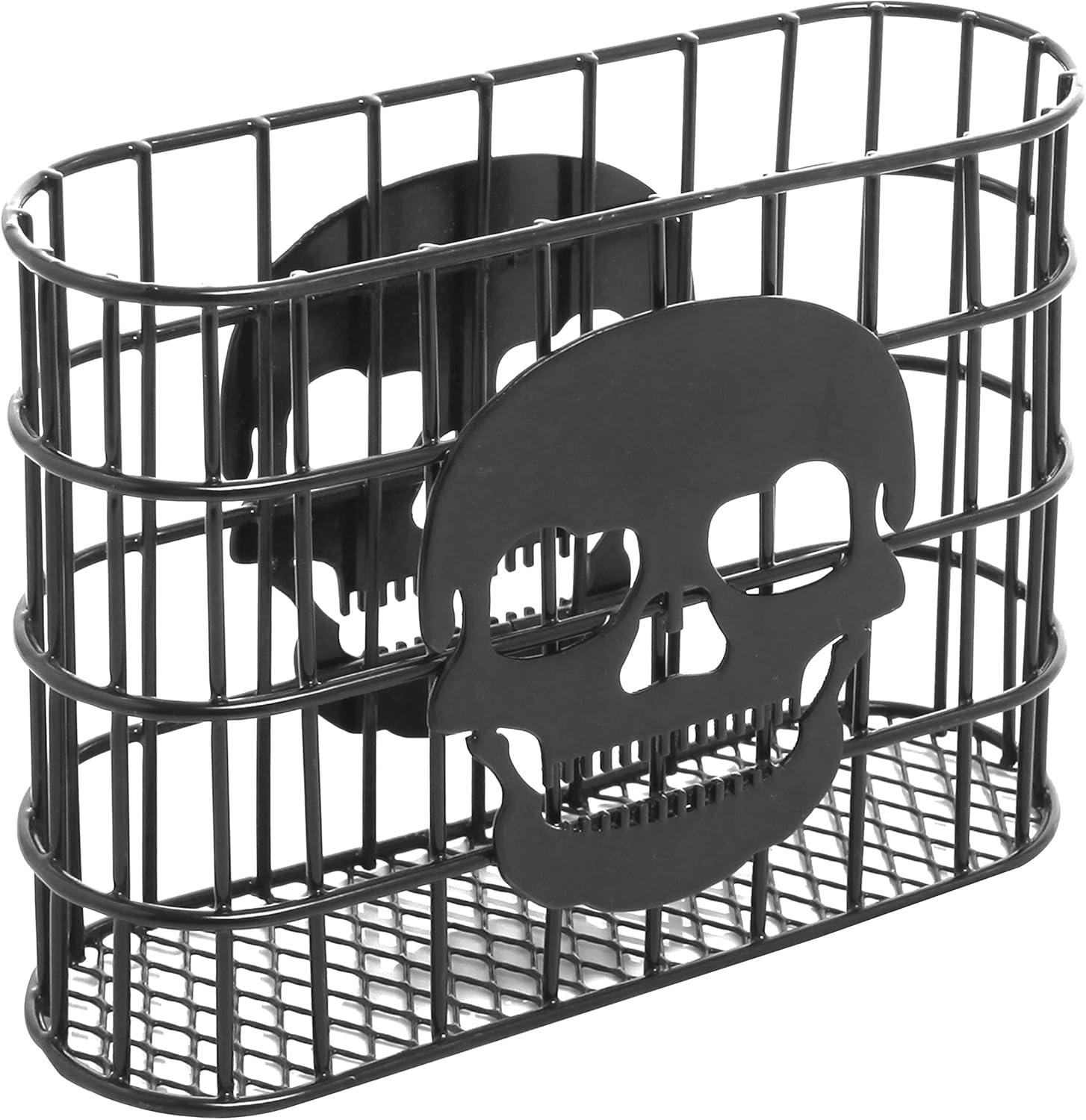 imageMyGift Modern Brass Tone Metal Wire Commercial Wall Mounted or Tabletop Paper Folded Towel Holder Dispenser Rack Tree and BirdHalloween