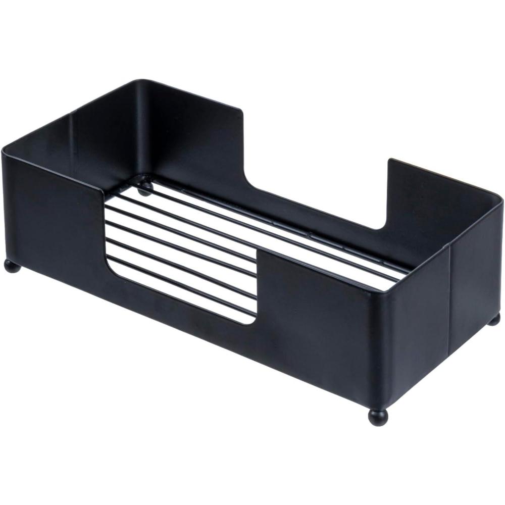 imageMyGift Gold Paper Towel Holder Toilet Paper Towel Dispenser for Bathroom C fold Paper Towel Holder Countertop for Commercial ampamp Home Use Modern Brass Finish MetalBlackBig