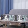 MyGift Decorative Multicolor Distressed Wood F-A-M-I-L-Y Block Cutout Freestanding Letters, Rustic Wooden Family Sign Tabletop Art Decor for Home or Office(Family (Rustic))