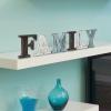 MyGift Decorative Multicolor Distressed Wood F-A-M-I-L-Y Block Cutout Freestanding Letters, Rustic Wooden Family Sign Tabletop Art Decor for Home or Office(Family (Rustic))
