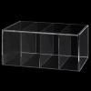 MyGift Deluxe Clear Acrylic Coffee Pod Holder, Coffee Bar Accessories Organizer with 4 Compartments and Hinged Lid