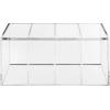MyGift Deluxe Clear Acrylic Coffee Pod Holder, Coffee Bar Accessories Organizer with 4 Compartments and Hinged Lid