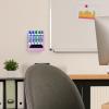 MyGift Dry Erase Marker Holder 10 Slots Whiteboard Marker Holder for Wall Dry Erase Eraser Holder Wall Mount Black(Pink)