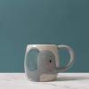 MyGift Elephant Ceramic Coffee Mug, Cute Cartoon Gray Cup with Trunk Handle, Animal Themed Drinkware
