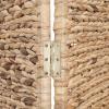 MyGift Handwoven Seagrass 3 Panel Room Divider Screen with Wood Frame, 6FT Folding Partition Room Divider, Brown 57.25”W x 70”H