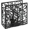 MyGift Modern Brass Tone Metal Wire Commercial Wall Mounted or Tabletop Paper Folded Towel Holder Dispenser Rack (Tree and Bird)(Tree and Bird)