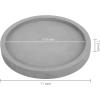 MyGift Modern Gray Concrete Hexagonal Decorative Display Bathroom Vanity Tray(Gray)