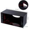 MyGift Premium Hotel Series Black Acrylic Tissue Box Cover, Wall Mounted Easy Refill Facial Bathroom Tissue Dispenser Holder