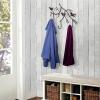MyGift Wall Mounted Rustic Bronze Metal Branch & Bird Design Coat Hanger / 3-Hook Storage Rack