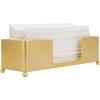 MyGift Gold Paper Towel Holder, Toilet Paper Towel Dispenser for Bathroom, C fold Paper Towel Holder Countertop for Commercial & Home Use, Modern Brass Finish Metal(Brass)