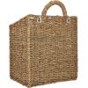 MyGift 12.5 Inch Rustic Woven Wall Hanging Storage Basket, Large Decorative Baskets, Magazine and Mail Organizer Basket