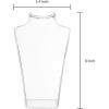 MyGift 8-Inch Clear Acrylic Necklace & Earring Jewelry 3D Bust Display Stand, Set of 2(8 Inch)