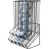 MyGift 60 Capacity Golf Ball Basket Holder – Matte Black Metal Wire Golf Ball Dispenser and Countertop Display Rack(90 Capacity)