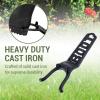 MyGift Vintage Heavy Duty Cast Iron Boot Jack Puller & Shoe Remover with Carved BOOT Label – Durable Boot Removal Shoe Horn Tool for Easy Footwear Access