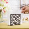 MyGift Brown Metal Napkin Holder Cutout Tree and Bird Design for Table Top, Counter Top, Kitchen, Buffet, Restaurant, Dinner Party, Holiday Gifts