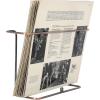 MyGift 2-Pack Vinyl Wall Mount Holder – Floating Record Shelf for Vinyl Display, Black Metal Record Wall Display Shelves(Vintage Copper- 2 Pcs)